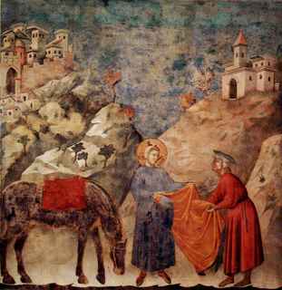 Affresco di Giotto nella Basilica superiore di Assisi